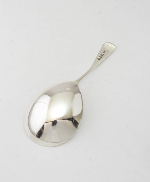 ELEGANT EDWARDIAN SILVER CADDY SPOON CHESTER 1908 - ADDITIONAL PHOTO 3