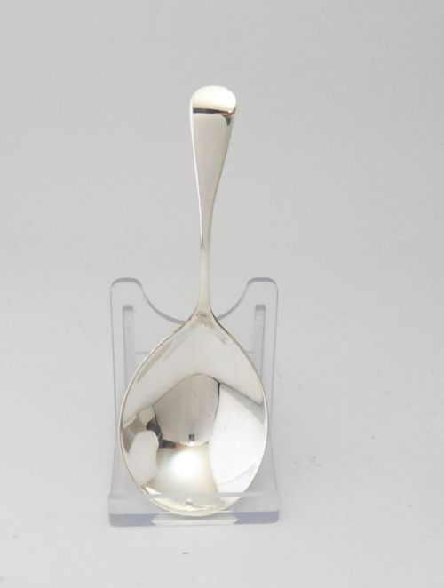 ELEGANT EDWARDIAN SILVER CADDY SPOON CHESTER 1908 - ADDITIONAL PHOTO 5