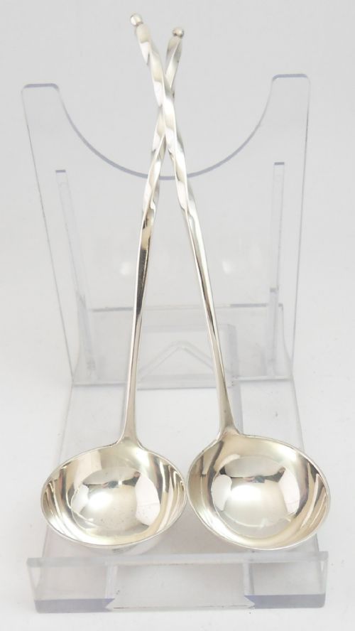 scottish provincial silver ladles c178090 francis howden - CATEGORY: ANTIQUE SILVER - DATED GEORGIAN