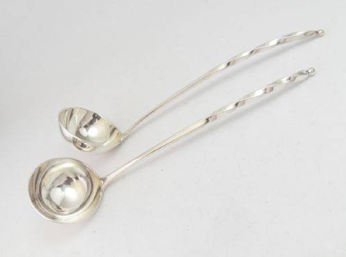 SCOTTISH PROVINCIAL SILVER LADLES C178090 FRANCIS HOWDEN - ADDITIONAL PHOTO 1