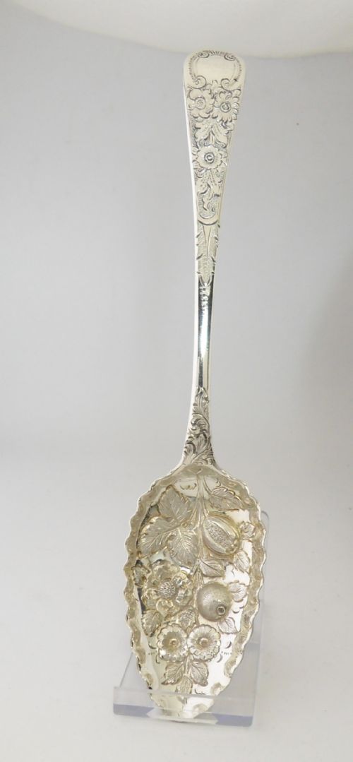 silver berry spoon london 1819 by william bateman - CATEGORY: ANTIQUE SILVER - DATED REGENCY
