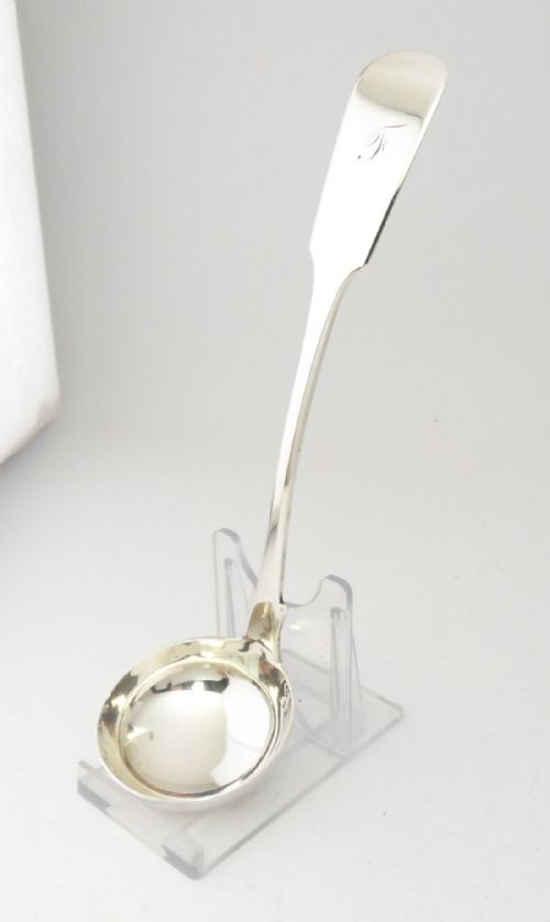scottish silver ladle glasgow 1846 d mcdonald - CATEGORY: ANTIQUE SILVER - DATED VICTORIAN