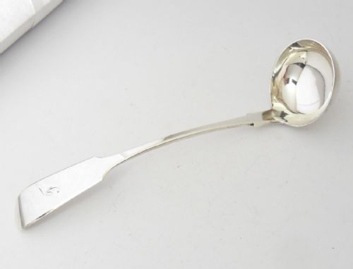 SCOTTISH SILVER LADLE GLASGOW 1846 D MCDONALD - ADDITIONAL PHOTO 4