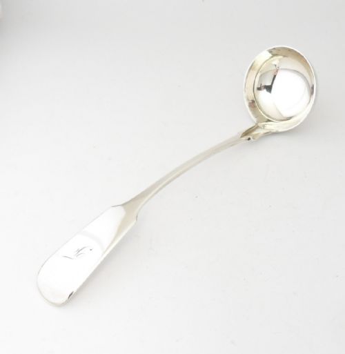 SCOTTISH SILVER LADLE GLASGOW 1846 D MCDONALD - ADDITIONAL PHOTO 6