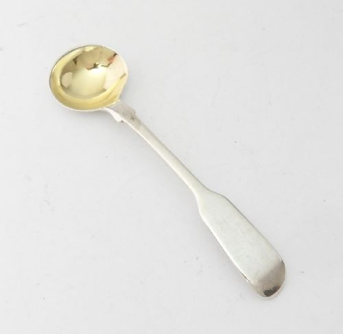 silver salt spoon gilt bowl london 1835 - CATEGORY: ANTIQUE SILVER - DATED 1850