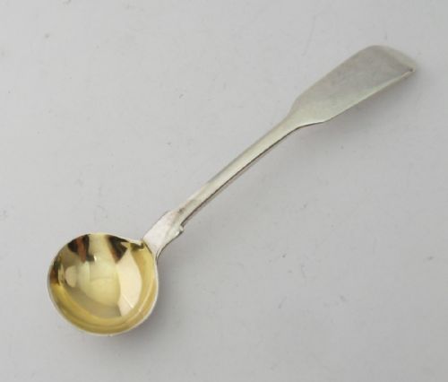 SILVER SALT SPOON GILT BOWL LONDON 1835 - ADDITIONAL PHOTO 3