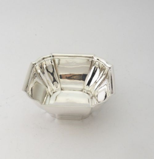 STERLING SILVER OCTAGONAL BOWL SHEFFIELD 1902 - ADDITIONAL PHOTO 2