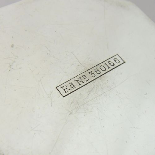 STERLING SILVER OCTAGONAL BOWL SHEFFIELD 1902 - ADDITIONAL PHOTO 5