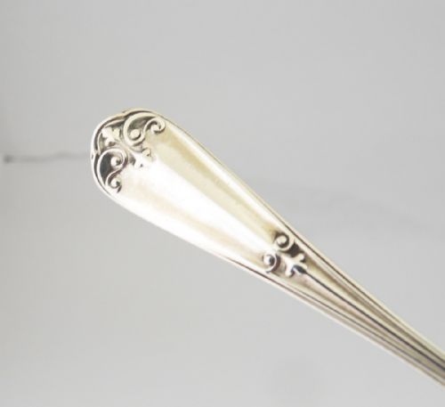 4 SILVER GILDED SALT SPOONS SHEFFIELD 1880 WALKER HALL - ADDITIONAL PHOTO 6