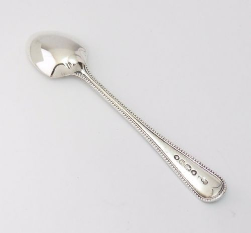 SILVER EGG SPOON LONDON 1860 BY GEORGE ADAMS - ADDITIONAL PHOTO 2