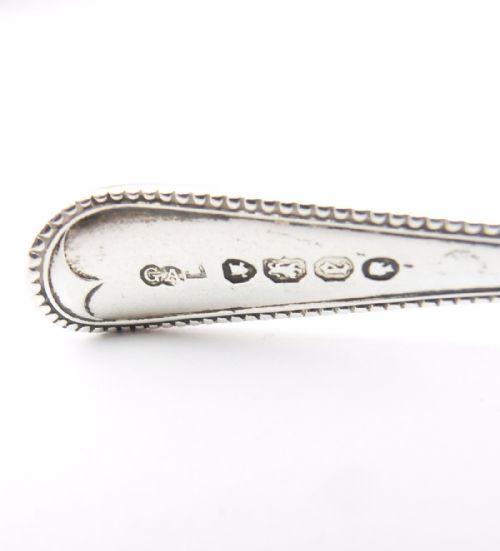SILVER EGG SPOON LONDON 1860 BY GEORGE ADAMS - ADDITIONAL PHOTO 3