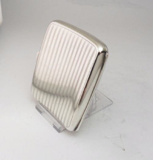 fig 3. SILVER CIGARETTE CASE WITH ORIGINAL BOX BIRMINGHAM 1923