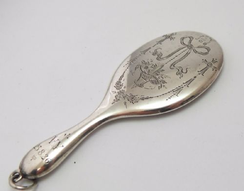 SILVER CHATELAINE MIRROR BIRMINGHAM 1921 - ADDITIONAL PHOTO 3