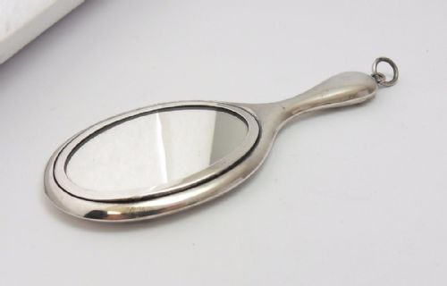 SILVER CHATELAINE MIRROR BIRMINGHAM 1921 - ADDITIONAL PHOTO 5