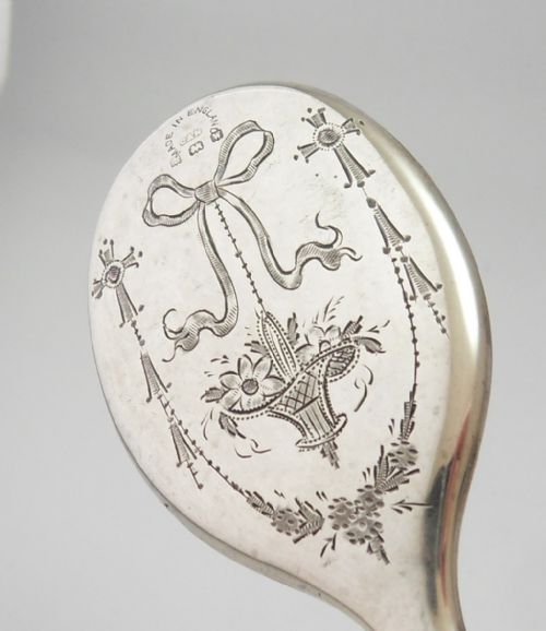 SILVER CHATELAINE MIRROR BIRMINGHAM 1921 - ADDITIONAL PHOTO 6