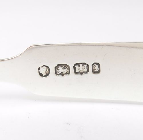 VICTORIAN SILVER SUGAR TONGS EXETER 1845 WILLIAM POPE - ADDITIONAL PHOTO 6