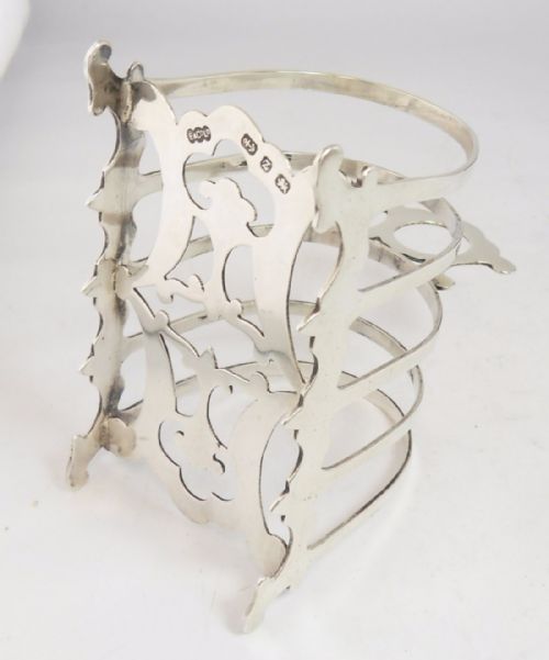 VICTORIAN SILVER TOAST RACK BIRMINGHAM 1899 - ADDITIONAL PHOTO 3