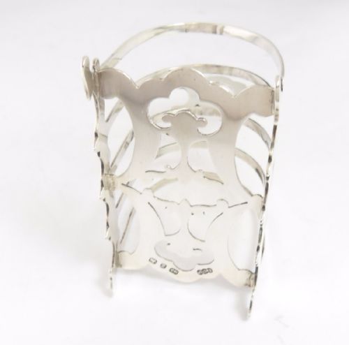 VICTORIAN SILVER TOAST RACK BIRMINGHAM 1899 - ADDITIONAL PHOTO 4