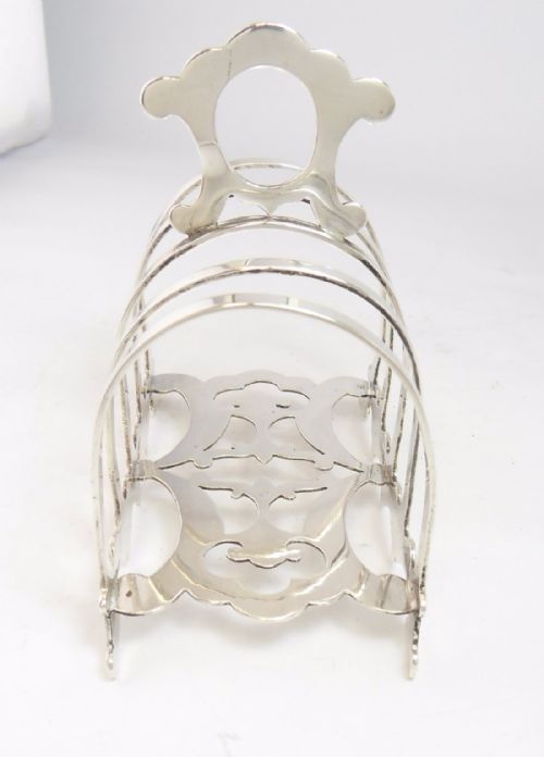 VICTORIAN SILVER TOAST RACK BIRMINGHAM 1899 - ADDITIONAL PHOTO 8
