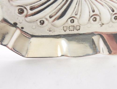 FINE VICTORIAN SILVER DISH LONDON 1896 - ADDITIONAL PHOTO 5
