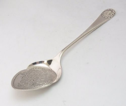 VICTORIAN SILVER ICE CREAM SPADE SHEFFIELD 1891 - ADDITIONAL PHOTO 1