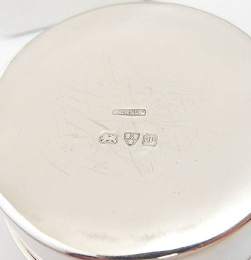 ART NOUVEAU SILVER PILL BOX CHESTER 1904 - ADDITIONAL PHOTO 3