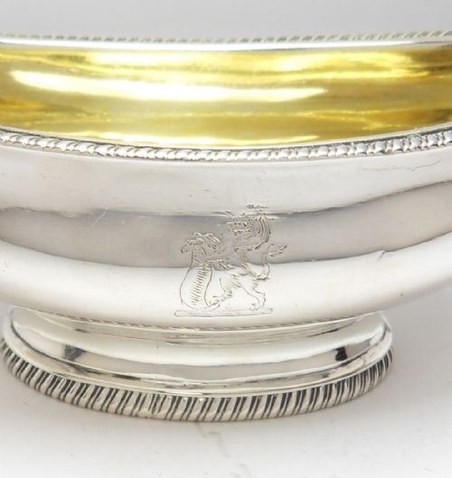 FINE GEORGIAN SILVER SALT LONDON 1804 - ADDITIONAL PHOTO 1