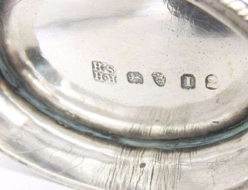 FINE GEORGIAN SILVER SALT LONDON 1804 - ADDITIONAL PHOTO 8