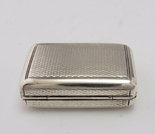 GEORGIAN SILVER VINAIGRETTE LONDON 1790 - ADDITIONAL PHOTO 1