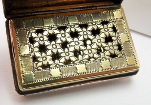 GEORGIAN SILVER VINAIGRETTE LONDON 1790 - ADDITIONAL PHOTO 7