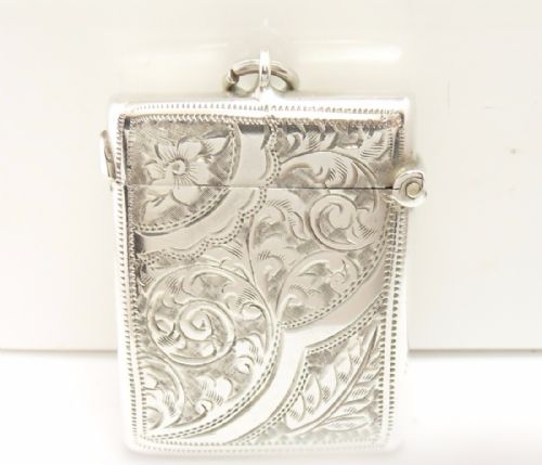 SILVER VESTA CASE BIRMINGHAM 1903 BY ARTHUR COOKE - ADDITIONAL PHOTO 1