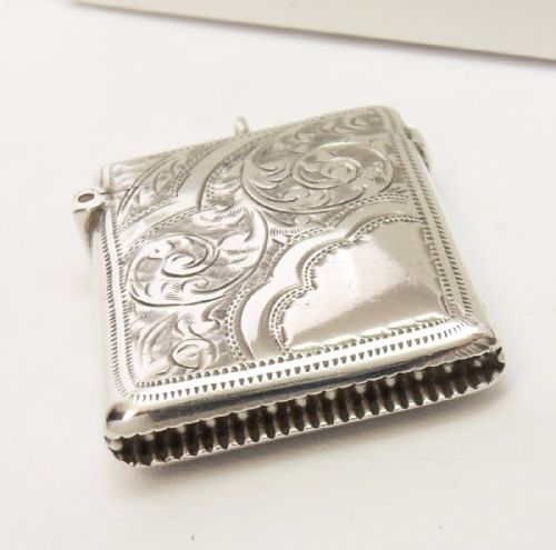 SILVER VESTA CASE BIRMINGHAM 1903 BY ARTHUR COOKE - ADDITIONAL PHOTO 3