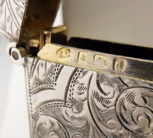 SILVER VESTA CASE BIRMINGHAM 1903 BY ARTHUR COOKE - ADDITIONAL PHOTO 6