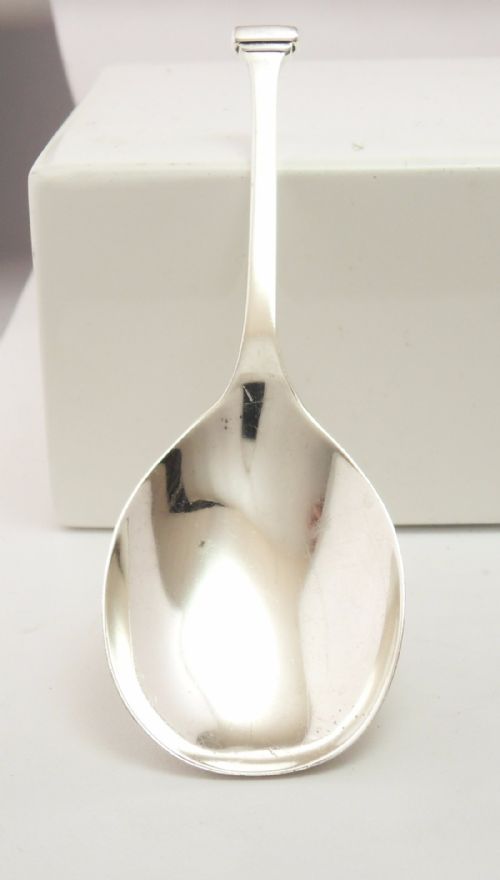 art deco silver caddy spoon chester 1927 by charles perry co - CATEGORY: ANTIQUE SILVER - DATED 1930