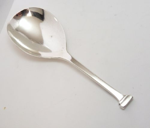 ART DECO SILVER CADDY SPOON CHESTER 1927 BY CHARLES PERRY CO - ADDITIONAL PHOTO 4