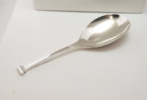 ART DECO SILVER CADDY SPOON CHESTER 1927 BY CHARLES PERRY CO - ADDITIONAL PHOTO 5