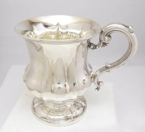 william iv silver christening mug london 1834 - CATEGORY: ANTIQUE SILVER - DATED 1850