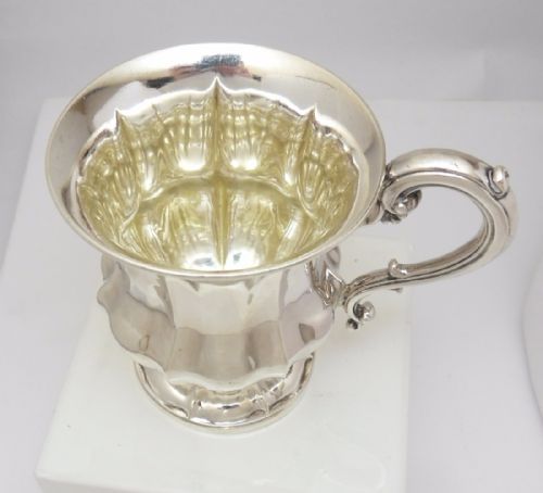 WILLIAM IV SILVER CHRISTENING MUG LONDON 1834 - ADDITIONAL PHOTO 1