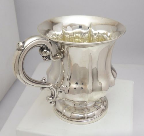 WILLIAM IV SILVER CHRISTENING MUG LONDON 1834 - ADDITIONAL PHOTO 3