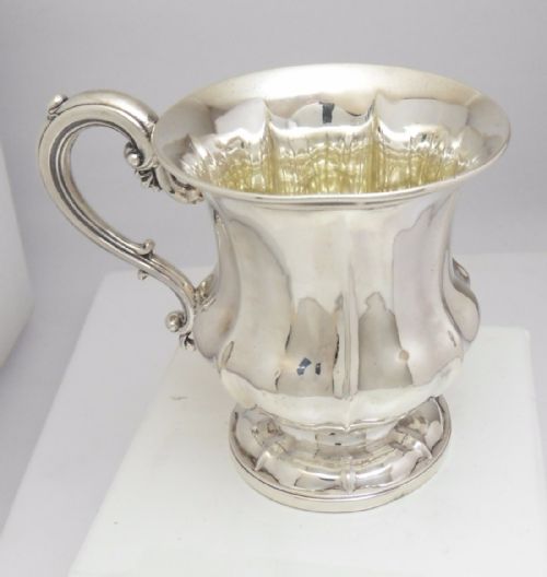 WILLIAM IV SILVER CHRISTENING MUG LONDON 1834 - ADDITIONAL PHOTO 4