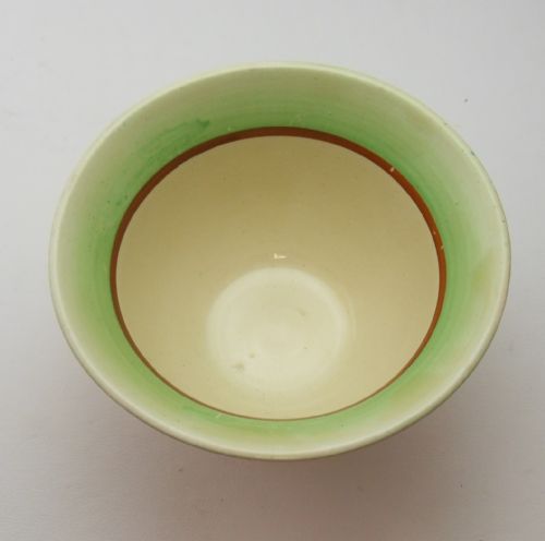 CLARICE CLIFF ART DECO SUGAR BOWL COROLLA PATTERN - ADDITIONAL PHOTO 2
