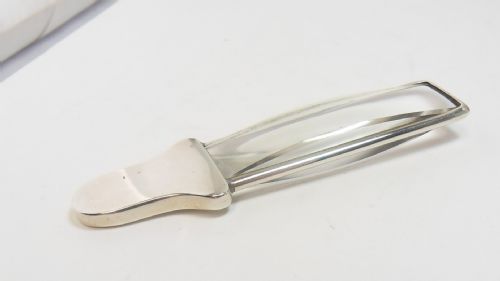 ASPREY SILVER OBLONG MAGNIFYING GLASS BIRMINGHAM 1913 - ADDITIONAL PHOTO 1