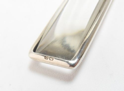 ASPREY SILVER OBLONG MAGNIFYING GLASS BIRMINGHAM 1913 - ADDITIONAL PHOTO 5