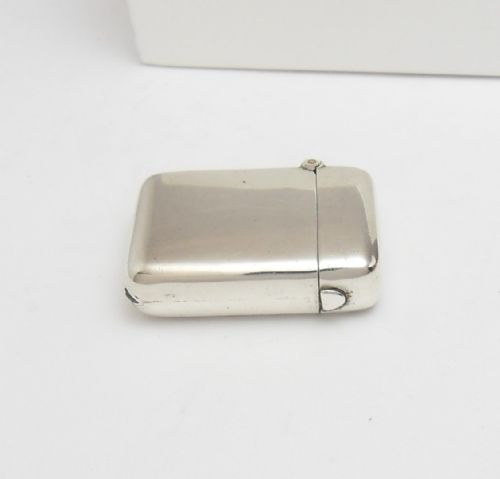 SILVER EDWARDIAN VESTA CASE CHESTER 1904 - ADDITIONAL PHOTO 1
