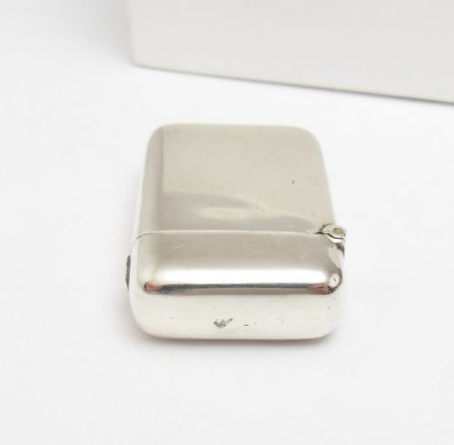 SILVER EDWARDIAN VESTA CASE CHESTER 1904 - ADDITIONAL PHOTO 3