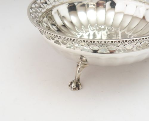 SILVER BON BON DISH BIRMINGHAM 1920 - ADDITIONAL PHOTO 4