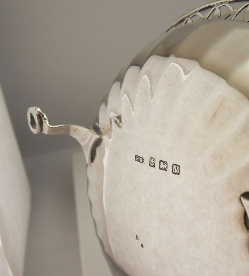 SILVER BON BON DISH BIRMINGHAM 1920 - ADDITIONAL PHOTO 6