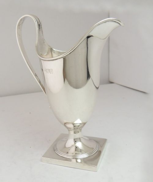 superb edwardian silver cream jug london 1910 - CATEGORY: ANTIQUE SILVER - DATED EDWARDIAN