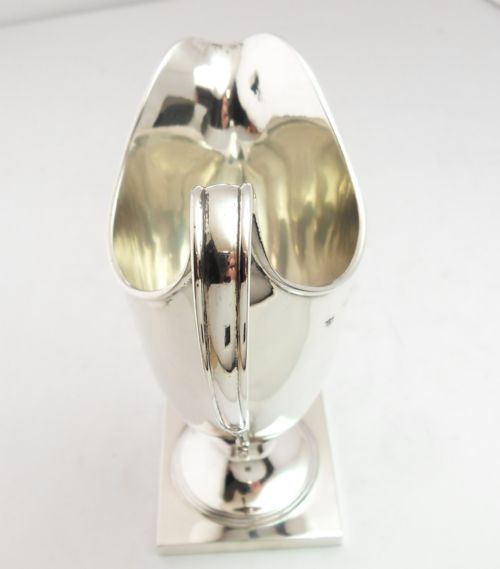 SUPERB EDWARDIAN SILVER CREAM JUG LONDON 1910 - ADDITIONAL PHOTO 3