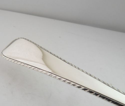 LARGE SILVER STUFFING SPOON EXETER 1865 - ADDITIONAL PHOTO 4